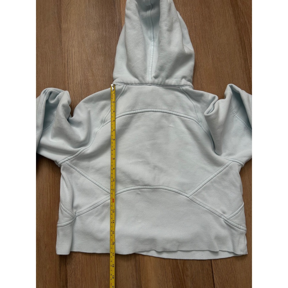 Lululemon Scuba Oversized Half Zip Hoodie Sheer Blue XS/S preppy athletic - Picture 6 of 7